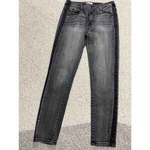 Kensie Women's Size 4 / 27 Low Rise Stretch Skinny Jeans Black